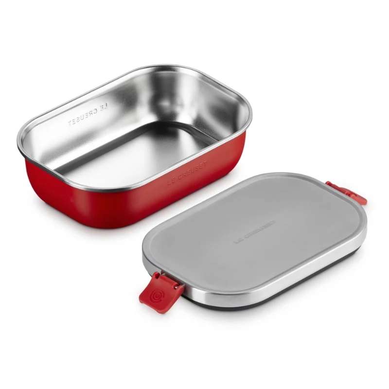 Lancheira LE CREUSET ON THE GO 900 ml vermelho