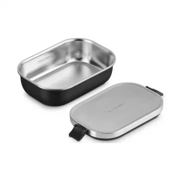 Lancheira LE CREUSET ON THE GO 900 ml preto mate