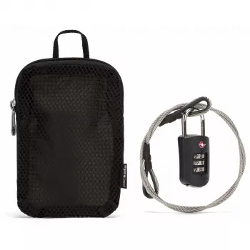 Cadeado de combinação Pacsafe Prosafe 1000 com cabo de aço