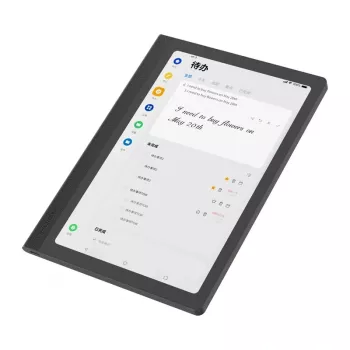 Tablet E-Ink HUION Note E X50 10,3 polegadas com stylus PenTech 3.0, 4GB RAM, 64GB armazenamento, Android 11, luz frontal de dois tons, parte traseira em alumínio