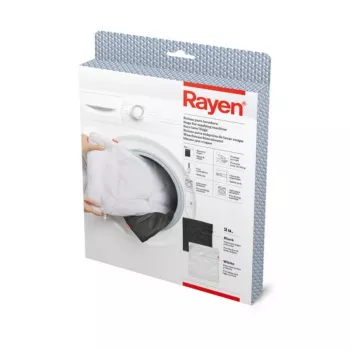 Conjunto de sacos de lavagem RAYEN 2 unid. 50x40cm preto/branco