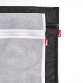Conjunto de sacos de lavagem RAYEN 2 unid. 50x40cm preto/branco