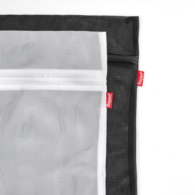 Conjunto de sacos de lavagem RAYEN 2 unid. 50x40cm preto/branco