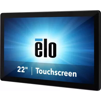 Elo Touch Solutions Elo I-Series 2.0 ESY22i3 - All-in-One (solução completa) - Core i3 8100T / 3,1 GHz - RAM 8 GB - SSD 128 GB - UHD Graphics 630 - GigE - WLAN: 802.11a/b/g/n/ac, Bluetooth 5.0 - Win 10 IoT Enterprise LTSC 64-bit - Monitor: LED 54,6 cm (21,5
