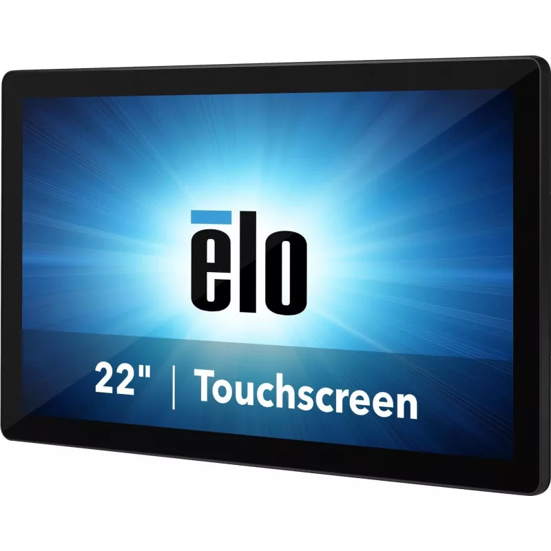Elo Touch Solutions Elo I-Series 2.0 ESY22i3 - All-in-One (solução completa) - Core i3 8100T / 3,1 GHz - RAM 8 GB - SSD 128 GB - UHD Graphics 630 - GigE - WLAN: 802.11a/b/g/n/ac, Bluetooth 5.0 - Win 10 IoT Enterprise LTSC 64-bit - Monitor: LED 54,6 cm (21,5