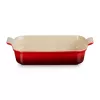 LE CREUSET Assadeira retangular Heritage grés 32x24cm / 4L vermelho