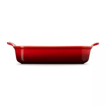 LE CREUSET Assadeira retangular Heritage grés 32x24cm / 4L vermelho