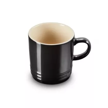 LE CREUSET Caneca de grés 350 ml preto