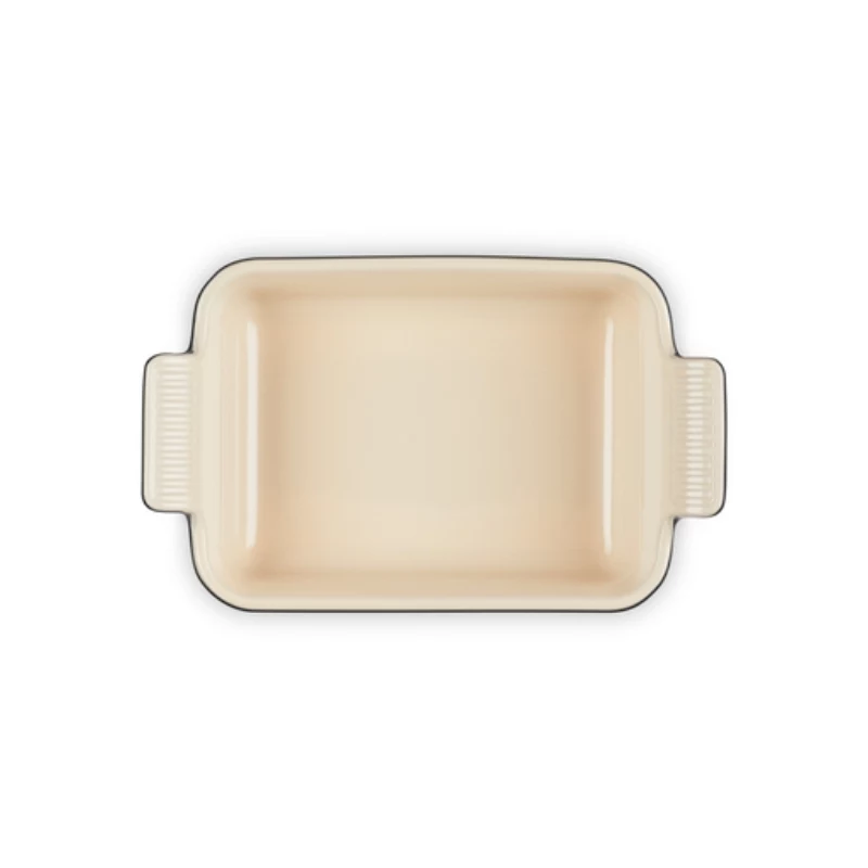 Le Creuset Assadeira retangular Heritage grés 19x14cm / 1,1L preto