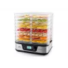 ETA Secca Premium ETA930190000 Desidratador de alimentos, 8 tabuleiros retangulares, 380 W, Prateado