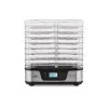 ETA Secca Premium ETA930190000 Desidratador de alimentos, 8 tabuleiros retangulares, 380 W, Prateado