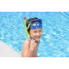 Máscara de mergulho verde e azul com snorkel Bestway 24036