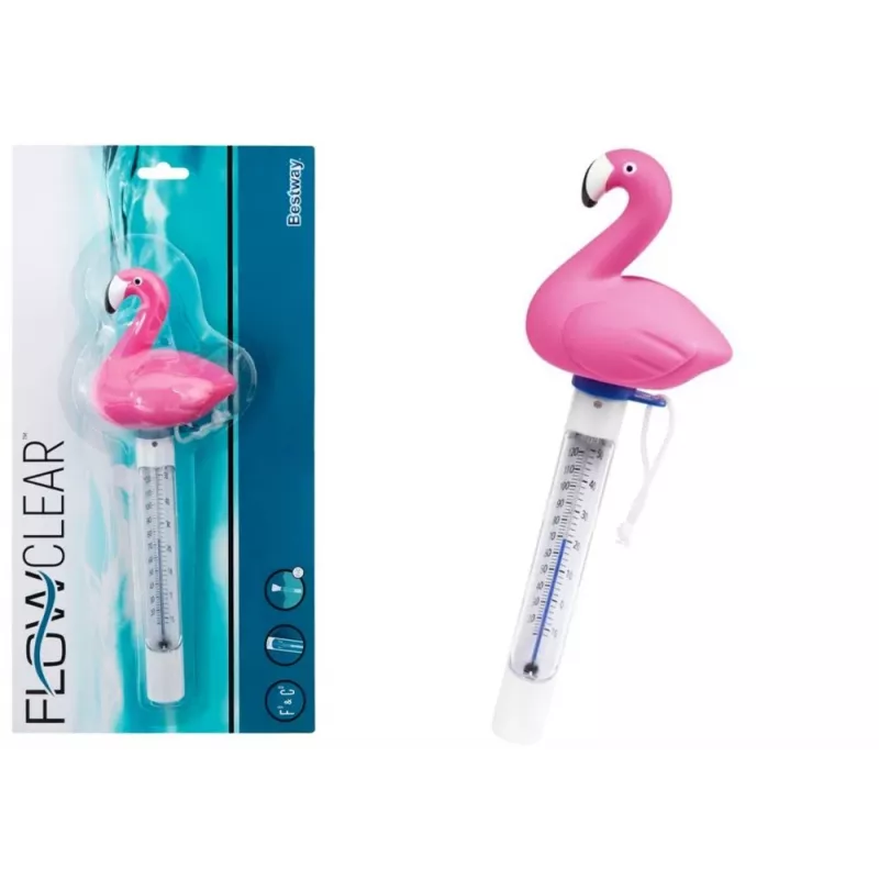 Bestway Flowclear termómetro de piscina flutuante flamingo 9770