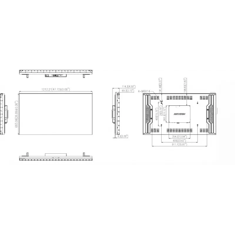 Hikvision DS-D2055LE-G monitor LED 55