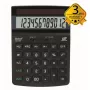 REBELL RE-ECO 450 BX calculadora de secretária, LCD de 12 dígitos, alimentação dupla, plástico reciclado, preto