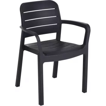 KETER cadeira de jardim Tisara cinzento