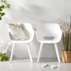 KETER cadeiras de jardim 2 unid. Akola branco