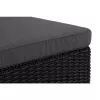 KETER banco/mesa de jardim California Bay com almofadas cinzentas