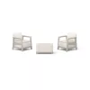 Conjunto de mobiliário de jardim KETER Scandi Linea conjunto de varanda cinzento-cascalho/bege-claro
