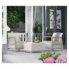 Conjunto de mobiliário de jardim KETER Scandi Linea conjunto de varanda cinzento-cascalho/bege-claro