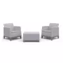 Conjunto de mobiliário de jardim KETER Scandi Forma conjunto de varanda cinzento-claro/cinzento-aço-escuro