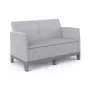 Sofá de jardim KETER Scandi Form 2 lugares cinzento-claro/cinzento-aço-escuro