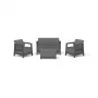 Conjunto de mobiliário de jardim KETER Scandi Linea conjunto de 2 lugares cinzento