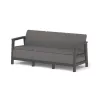Sofá de jardim KETER Scandi Linea 3 lugares cinzento