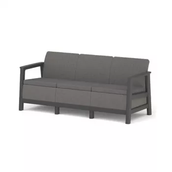 Sofá de jardim KETER Scandi Linea 3 lugares cinzento