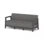 Sofá de jardim KETER Scandi Linea 3 lugares cinzento