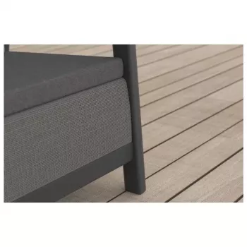 Sofá de jardim KETER Scandi Linea 3 lugares cinzento