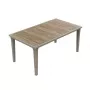 Mesa de jardim KETER Deco Futura tom madeira de freixo/bege