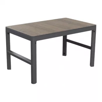 Mesa de jardim KETER Deco Lyon nogueira/cinzento