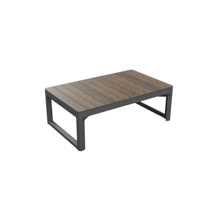 Mesa de jardim KETER Deco Lyon nogueira/cinzento
