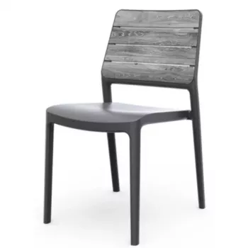 Cadeira de jardim KETER Deco Porto cinzento-claro/cinzento