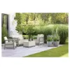 Conjunto de mobiliário de jardim KETER Scandi Linea conjunto de 2 lugares cinzento-cascalho/verde-sálvia Stone