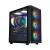 Zalman M4 SE Preto Caixa de PC mATX Mini Tower com 6 ventoinhas FRGB de 120mm
