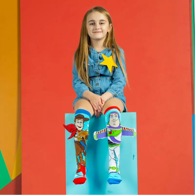 MADMIA Meias de criança Toy Story Toystory Buzz Chudy Woody / Md018