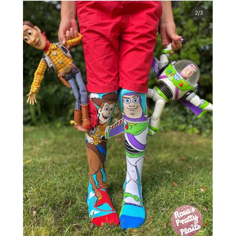 MADMIA Meias de criança Toy Story Toystory Buzz Chudy Woody / Md018