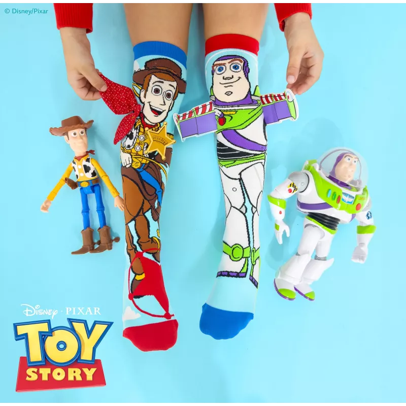 MADMIA Meias de criança Toy Story Toystory Buzz Chudy Woody / Md018