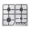 Fogão a gás independente ISEASY MGBG-604C com forno de 65L e grelhador, aço inoxidável