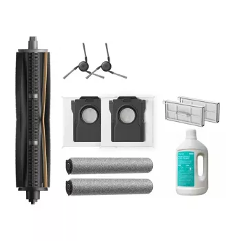 Conjunto de limpeza eletrónica universal 3 em 1 MOVA Auxiliary C Kit S70 – spray sem álcool, pano de microfibra e pincel retrátil para ecrãs e teclados