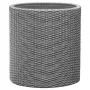 Vaso de flores KETER pequeno cilíndrico cinzento-claro