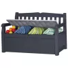 Banco de arrumação KETER Eden Garden Bench 265L cinzento