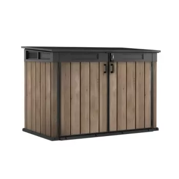 Casa de jardim KETER Deco Horizontal tom de madeira de freixo