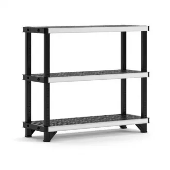 Estante KETER Fused 3 níveis 122,1x45,7x105,8cm preto