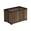 Jardineira retangular KETER Deco nogueira