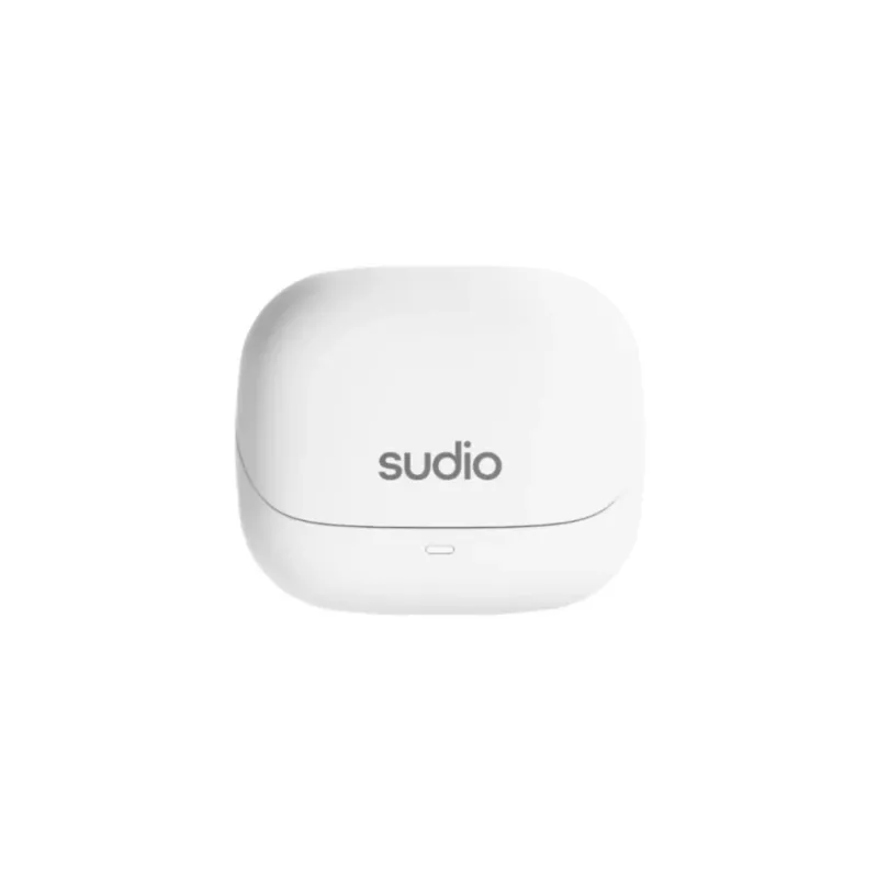 Auscultadores intra-auriculares Sudio C8, ANC, Bluetooth 5.4, branco