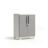 Armário de base KETER Linear madeira 68x39x90cm bege-claro/cinzento-claro