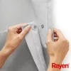 Saco de roupa RAYEN M Premium cinzento 60x135cm